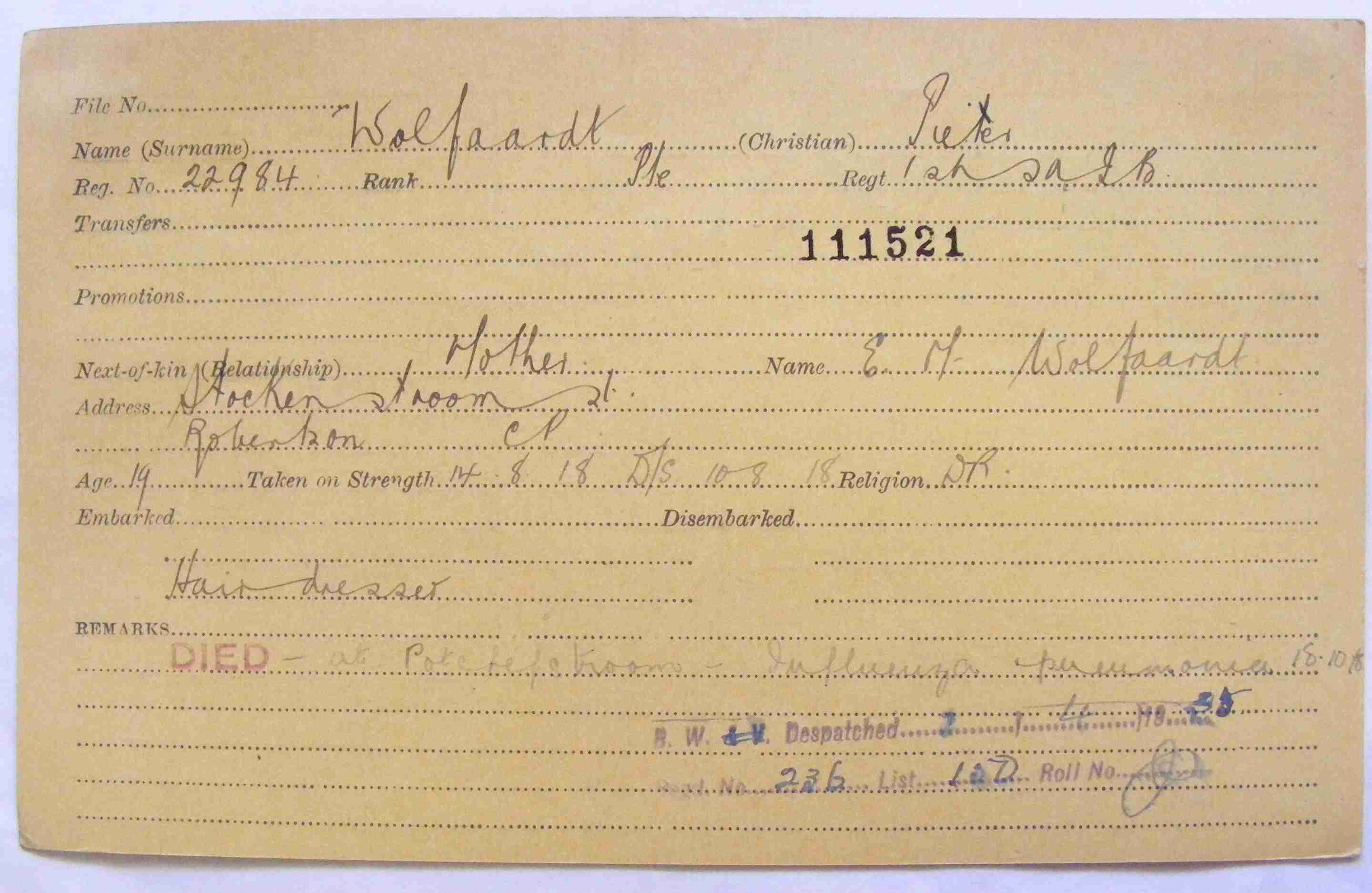 Photo from /search/photos/Archive WW1 Cards/Last Name - W/WOLFAARDT_P.jpg